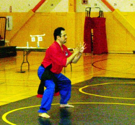 Kuk Sa Nim demonstrates a form